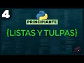 CURSO de Python desde cero visual studio code - Listas y Tuplas