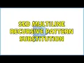 sed multiline recursive pattern substitution 2 Solutions