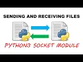 How to files using socket module python3