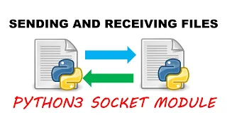 How to files using socket module python3