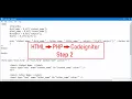 HTML to PHP to Codeigniter Step 2