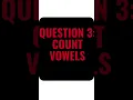 Count Vowels in Python Easy 4-Line Code