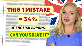 Solve this 1 mistake → Solve 34% of English Errors