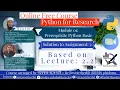 Assignment 2 Solution Input-Output and Comments Python for Research