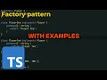 Factory Pattern in Typescript Implementation Examples and more