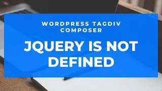 Error JQuery is not defined - Wordpress
