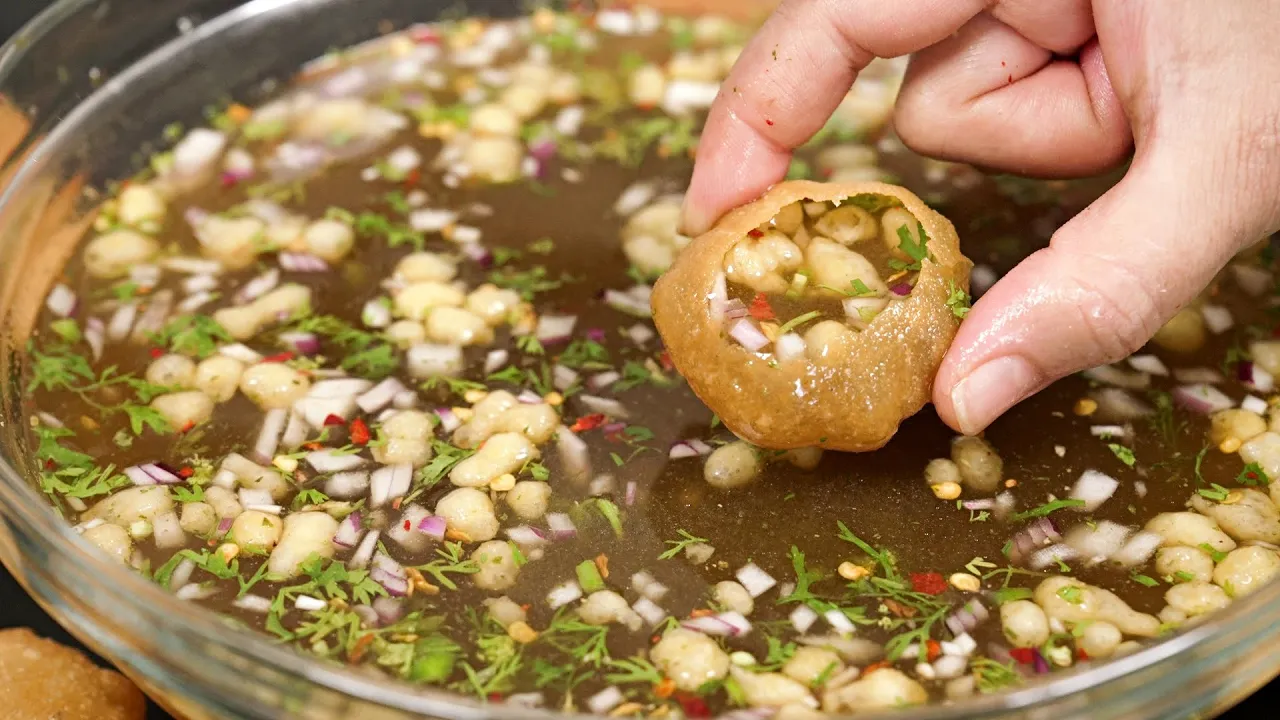 Quick Pani Puri Recipe - Sweet & Spicy Pan for Golgappa   Teekha Meetha Pani