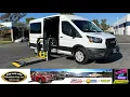 For Sale 2024 Ford Transit BraunAbility Power Fold Out Platform Lift Side Loading Wheelchair Van