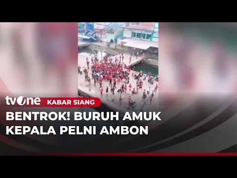 Kepala Pelni Ambon Diamuk Ratusan Buruh Pelabuhan Yos Soedarso