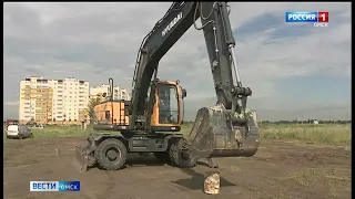 В Омске прошли соревнования экскаваторщиков