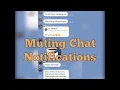 Mute Chat Notifications (LINE)