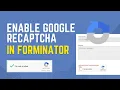 How to add recaptcha to forminator plugin wordpress tutorial