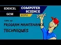 70 EDEXCEL GCSE 1CP2 Program maintenance techniques