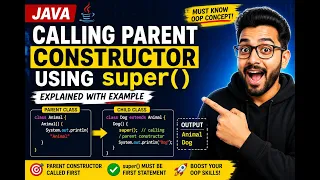 271 Calling the parent class constructor using super in Java Selenium Java 2026