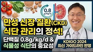 "신장 안 좋은데 뭘 먹어야 하나요?" 콩팥 환자를 위한 하루 식단표 가이드