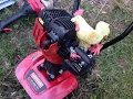 2015 Craftsman 2-Cycle Mini-Cultivator Bought this from a Metal Scrapper Can we Grow a Garden