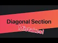 STOP doing diagonal sections like this
