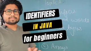 Identifiers in Java in hindi Java basics course for beginners Java Basics tutorials in Hindi