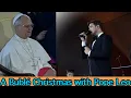 Michael Buble Sings Ave Maria for Pope Leo and Others @tutalk#god #holyfather