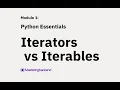 Iterators and Iterables in Python