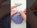 How to Knit a Cable