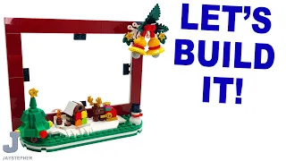 LEGO GWP 2024 Christmas Picture Frame 40702 Complete Build & Review