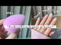 How to do French nails with a beauty blender at home Super easy and perfect