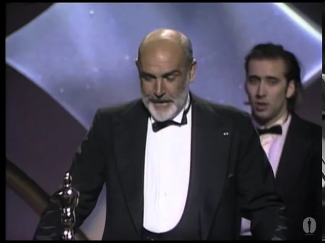 Sean Connery Wins Supporting Actor: 60th Oscars (1988)