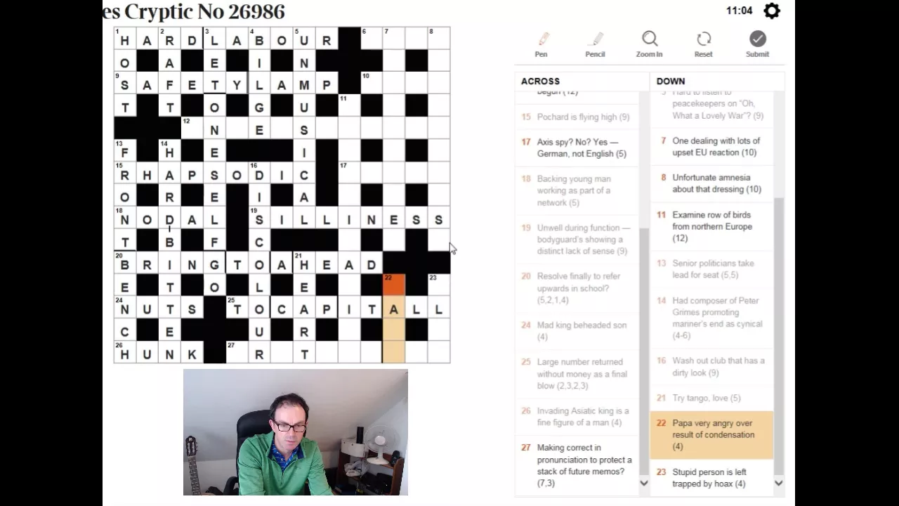 The Times crossword:  Talking through the solve on 15 Mar 18