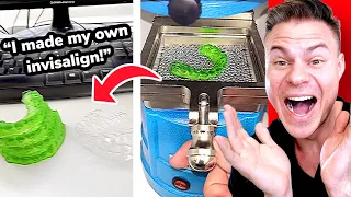 Orthodontist Reacts Man Straightens Teeth At HOME