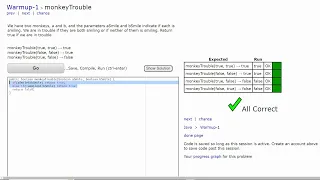 CodingBat Java Warmup-1 Part 1