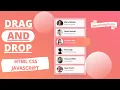 How To Make Drag Drop Javascript Drag And Drop Drag Drop Using HTML CSS Javascript