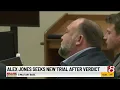 Alex Jones seeks new trial after verdict