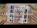 Lagu 2025 reading journal flip through! 🌷🌟