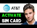 HOW TO ACTIVATE AT T PREPAID SIM CARD ONLINE 2025 FULL GUIDE