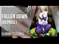 How to play Fallen Down Reprise by Toby Fox on Clarinet Tutorial