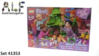 Lego Friends 41353 Friends Advent Calendar 2018 - Lego Speed Build Review