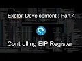 Exploit Development Part 4 Controlling EIP Register