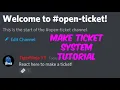 Swayde How to make ticket system Learn from the devs