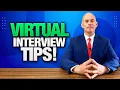 TOP 10 VIRTUAL JOB INTERVIEW TIPS How to PASS an Online Zoom Skype or HireVue Job Interview