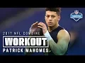 Patrick Mahomes 2017 Combine Workout