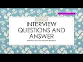 Selenium and JAVA Interview Questions - 2021 Part 2
