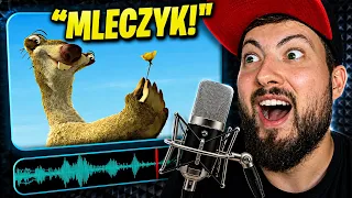 PRÓBUJĘ PODRABIAĆ GŁOSY Z BAJEK! (to nie mogło się udać!)