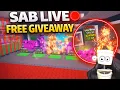 Steal a Brainrot LIVE SAB Trading Live Roblox Giveaway