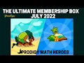 The new ULTIMATE MEMBERSHIP BOX 2022 Prodigy Math Game JULY Ultimate Membership Box 2022