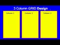 How to Create 3 Column Responsive Grid Layout in HTML and CSS Website
