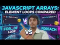 JavaScript Array Element Printing for of Loop vs forEach Explained