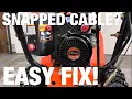 Snowblower Broken Cable Repair Ariens