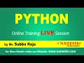 PYTHON 7 30 PM by Mr Subba Raju