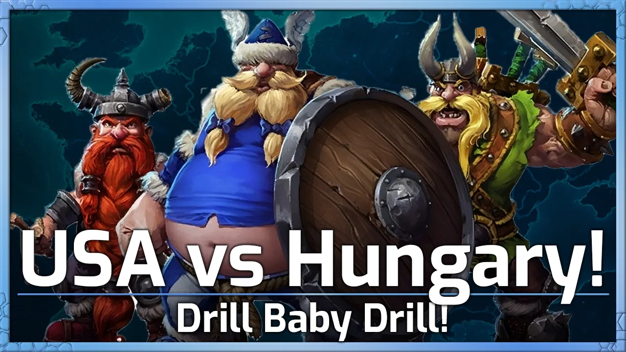 USA vs Hungary! Drill Baby Drill! - Nations Cup - Heroes of the Storm